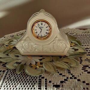 Belleek Mini Table Clock